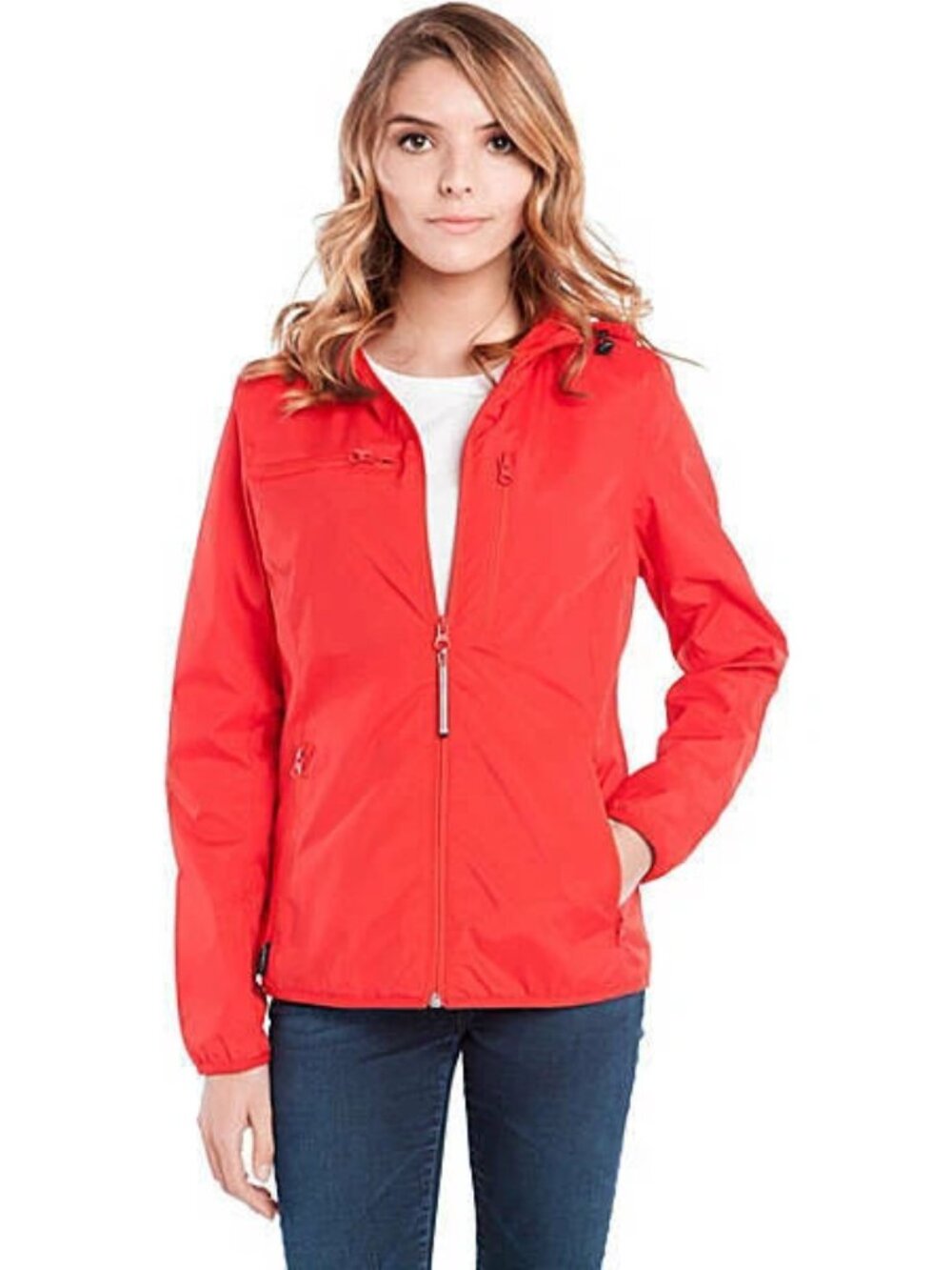 BAUBAX SIZE EXTRA SMALL Women's Red Windbreaker- BRAND NEW!
